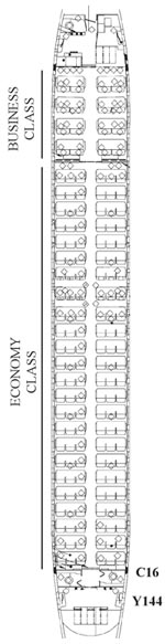 Egyptair Seating Chart